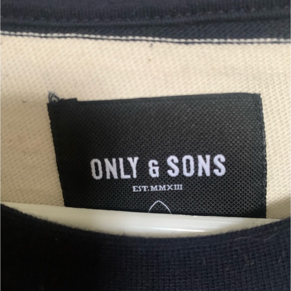 Onsbona reg ss sweat stripped T-shirt Only & Sons - Picture 4 of 4